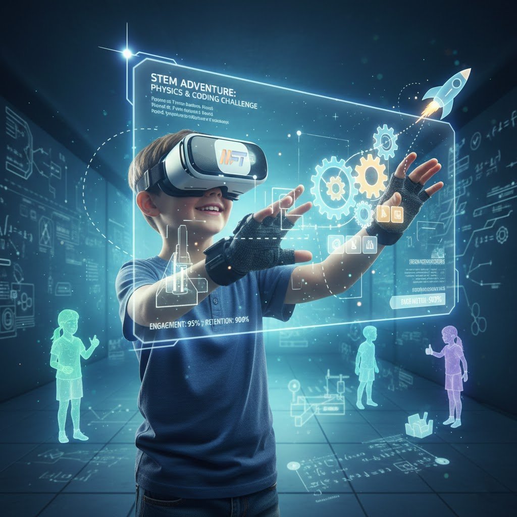 Abstract 3D digital brain structure glowing in blue